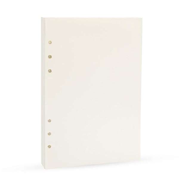 Harphia A5 Planner Inserts 6 Ring Binder Refill, Blank Paper Refills, A5 Planner Paper Blank Refi...