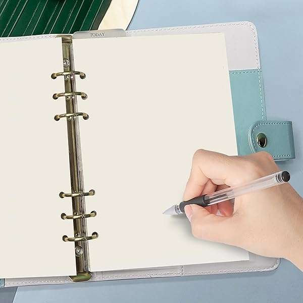 Harphia A5 Planner Inserts 6 Ring Binder Refill, Blank Paper Refills, A5 Planner Paper Blank Refi...