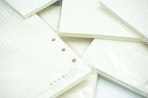 Harphia A5 Planner Inserts 6 Ring Binder Refill, Blank Paper Refills, A5 Planner Paper Blank Refi...