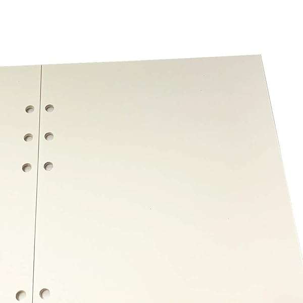 Harphia A5 Planner Inserts 6 Ring Binder Refill, Blank Paper Refills, A5 Planner Paper Blank Refi...
