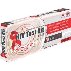 HIV TEST KIT SINGLES CLINIHEALTH 1