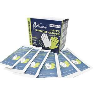 GLOVES SURG STERILE LP HEALTHEAS 8.5 50~