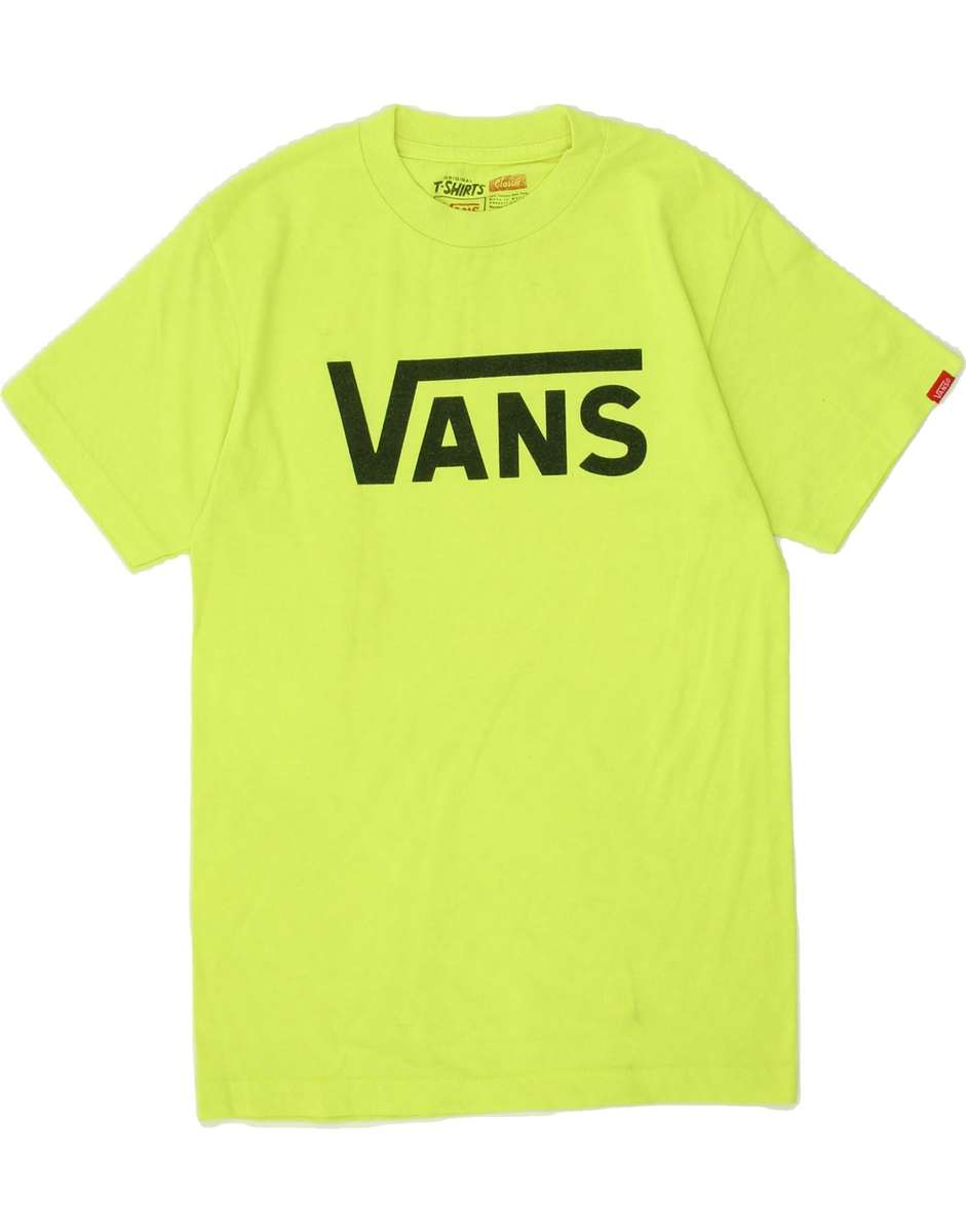 VANS AUTHENTIC T-SHIRT NEON GREEN