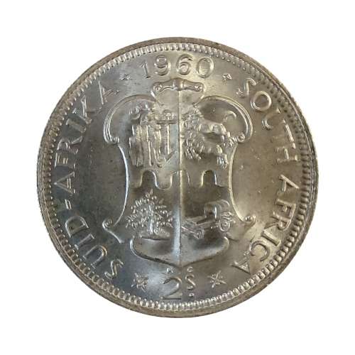 1960 2 Shillings - Elizabeth II 1st portrait