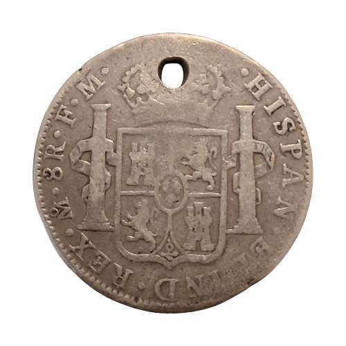 Mexico  1798 8 Reales  Charles IV (KM#106) (Holed)