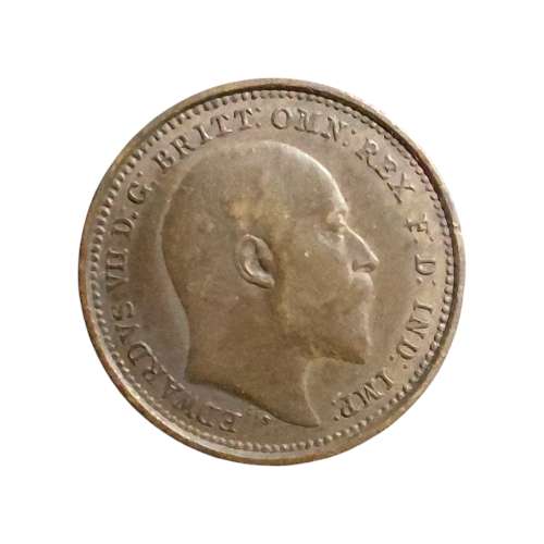 1902  Farthing - Edward VII