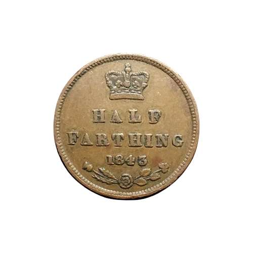 ½ Farthing - Victoria 1st portrait