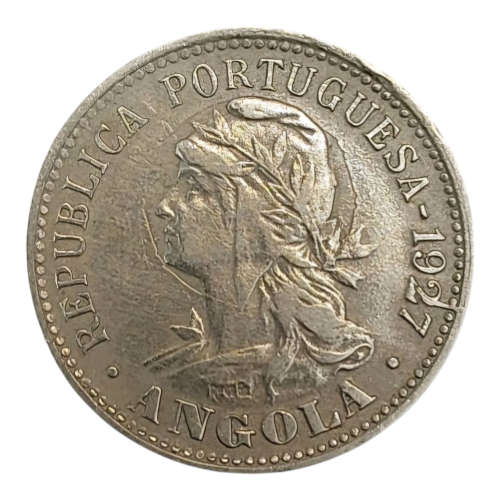 Angola  Error 1927 20 Centavos / 4 Macutas (KM#68)