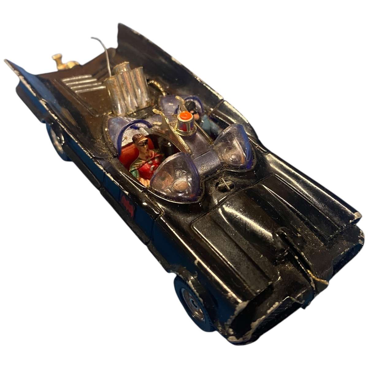 1966 Corgi Batmobile  Rare Blue Canopy Edition! 