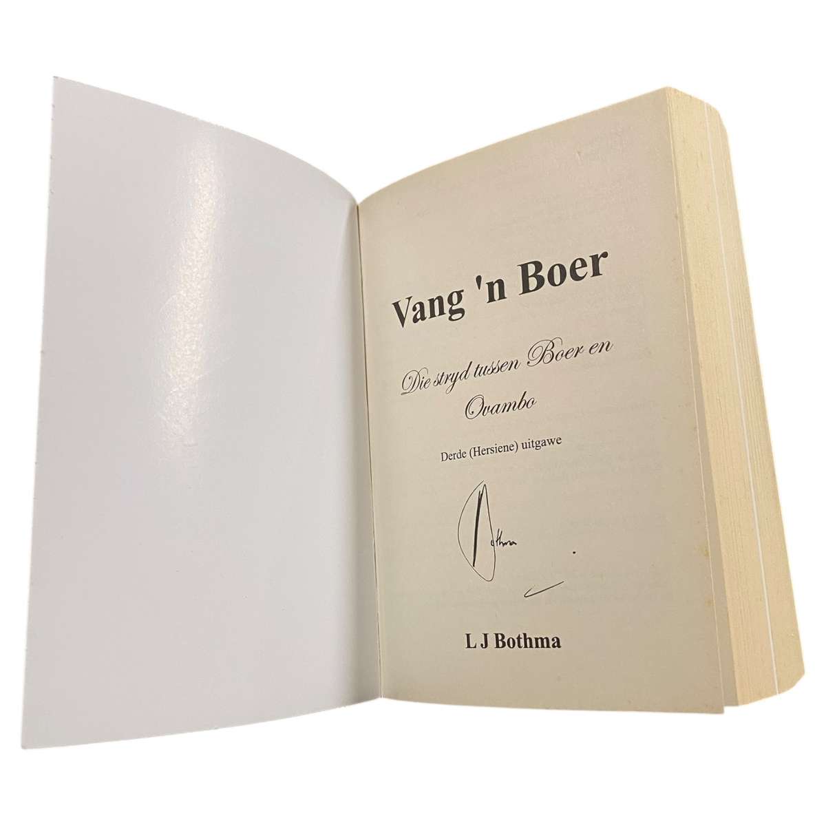 Vang 'n Boer (Signed)