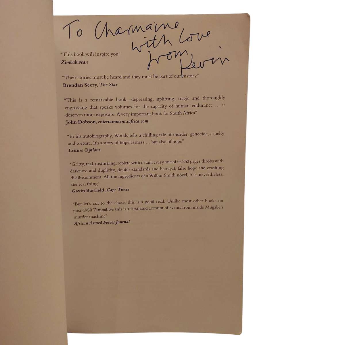 The Kevin Woods Story (Signed)