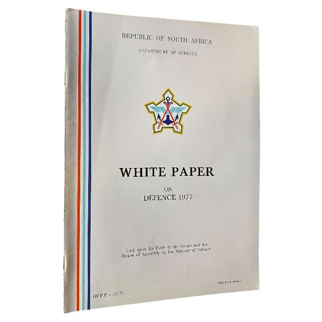 White Paper on Defence 1977 / Witskrif oor Verdediging 1977