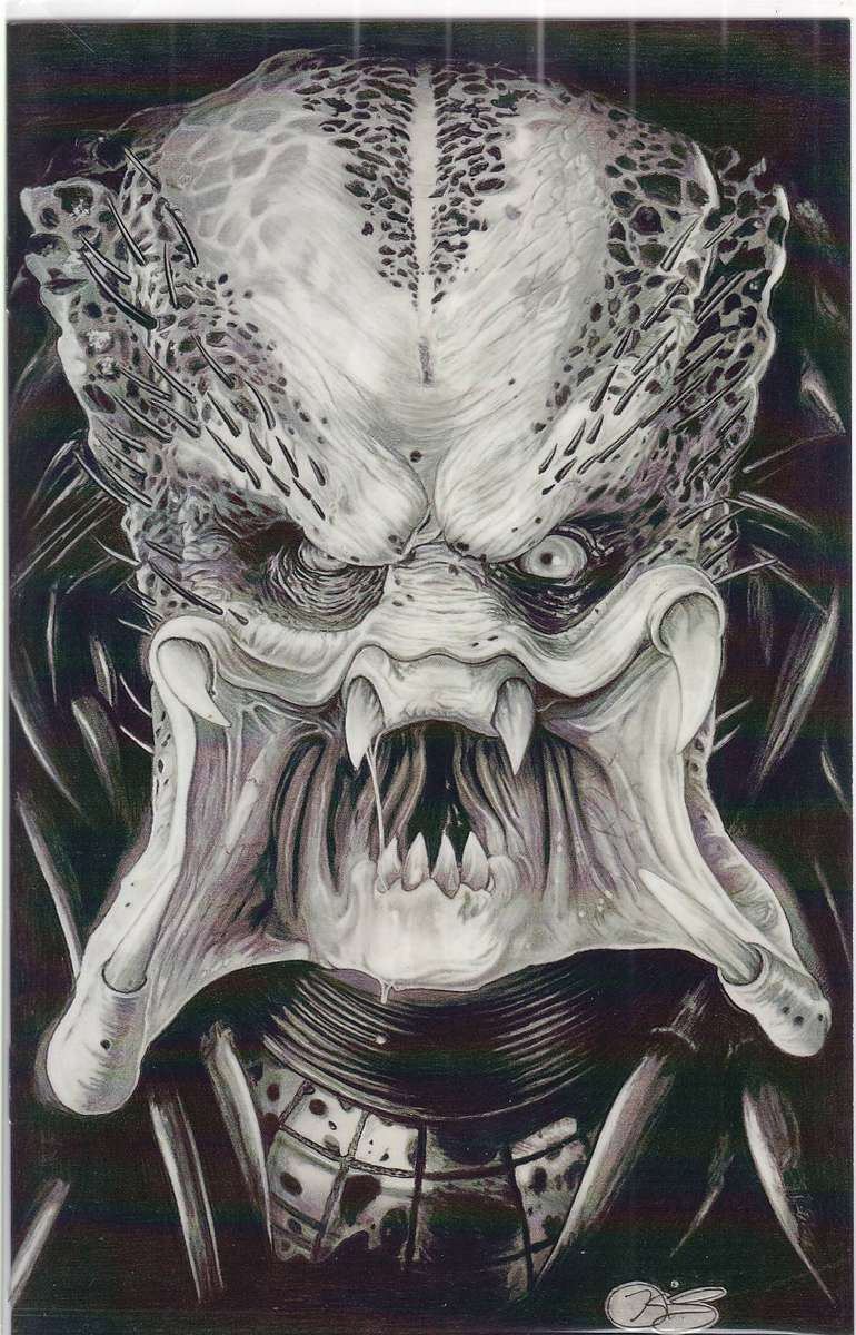 PREDATOR EMBOSSED COVER CON EXCLUSIVE SKETCH BOOK