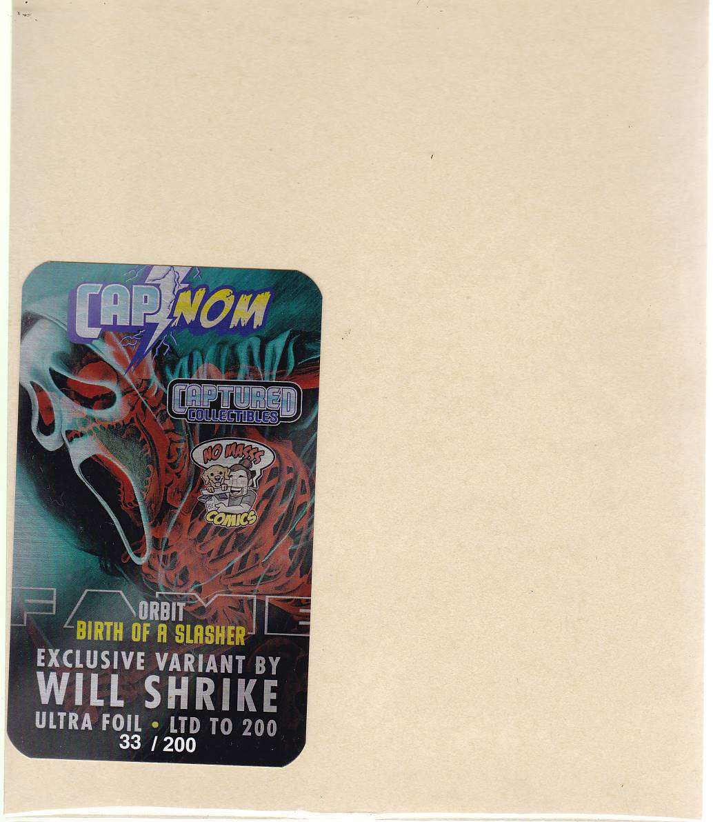 BIRTH OF SLASHER(GHOST FACE) SECRET CON DROP EXCLUSIVE VARIANT BY WILL SHRIKE.