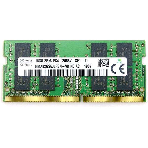 SK Hynix HMA82GS6JJR8N-VK 16GB 2666V PC4 2Rx8 Sodimm OEM
