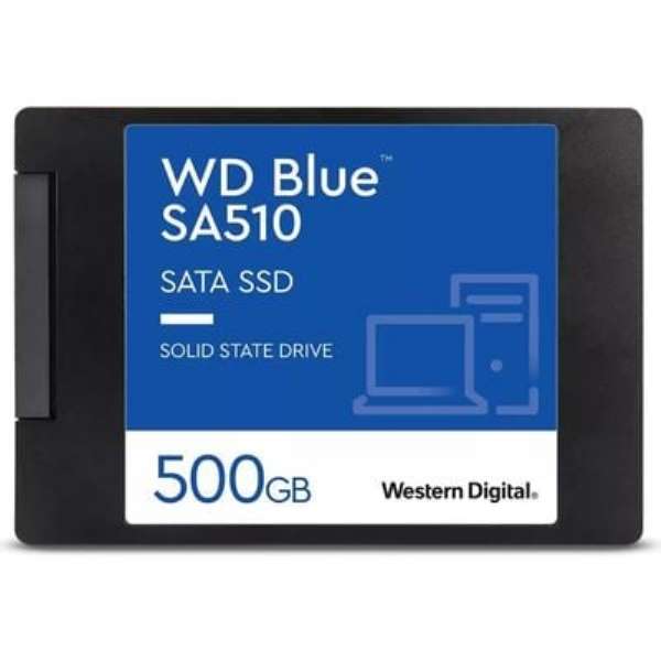 Western Digital Blue SA510 500GB SATA3 3D NAND 2.5" Solid State Drive