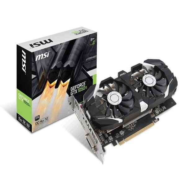 MSI Geforce GTX 1050 Ti 4GB GDDR5 OC Graphics Card