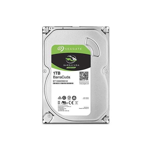 Seagate ST1000DM010 Barracuda 1TB 3.5'' PreownedHard Disk Drive