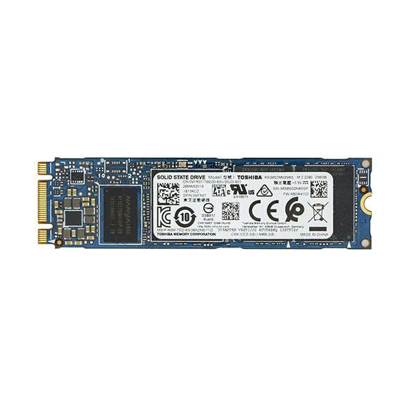 Toshiba KSG60ZMV256G 256GB M.2 SATA 6Gbps 2280 TLC OEM Internal SSD