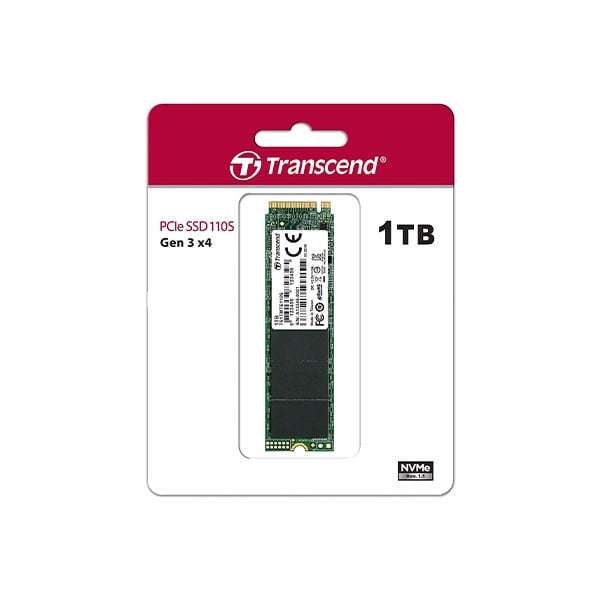 Transcend TS1TMTE110S 110S 1TB M.2 2280 PCIe 3.0 x4 NVMe Solid State Drive