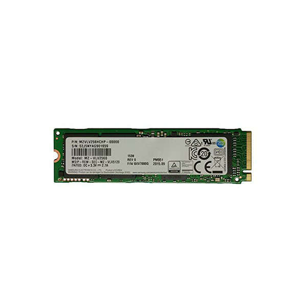 Samsung MZVLV256HCHP PM951 256 GB M.2 2280 PCIe 3.0 x4 NVMe OEM SSD