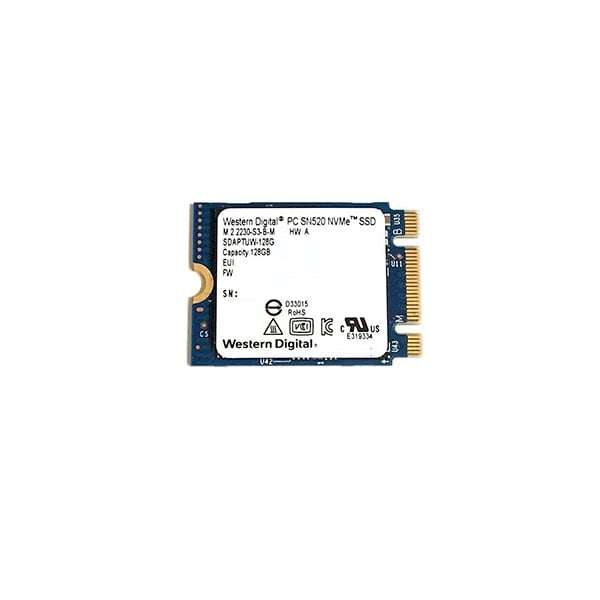 Western Digital SDAPTUW-128G PC SN520 NVMe PCle Gen3x2 SSD 128GB M.2 2230 OEM SSD