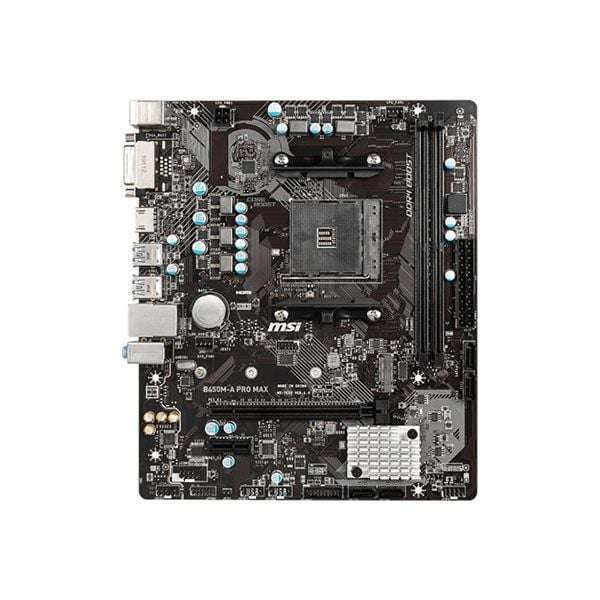 MSI B450M-A PRO MAX AMD B450 Socket AM4 Micro-ATX Desktop Motherboard