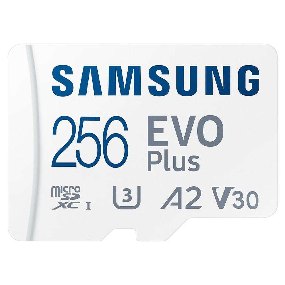 Samsung Evo Plus 256GB MicroSD + SD Adapter Preowned