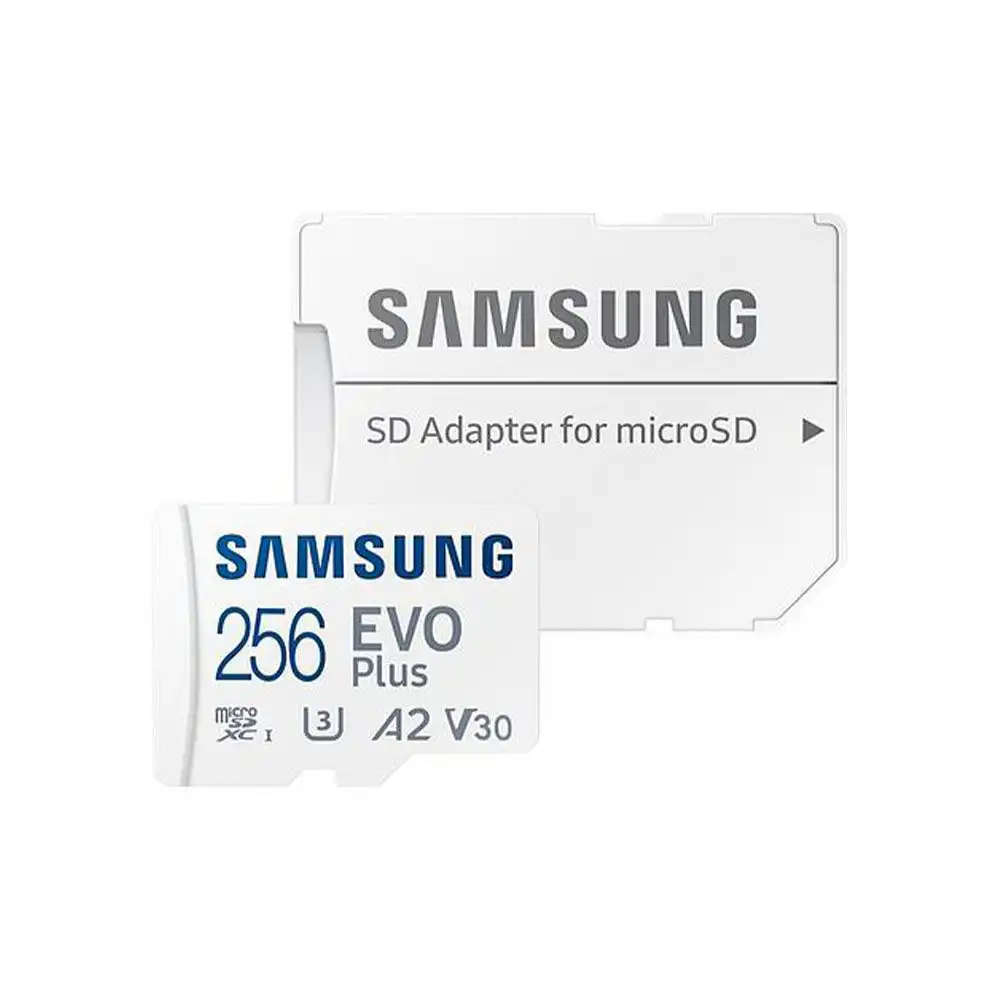 Samsung Evo Plus 256GB MicroSD + SD Adapter Preowned
