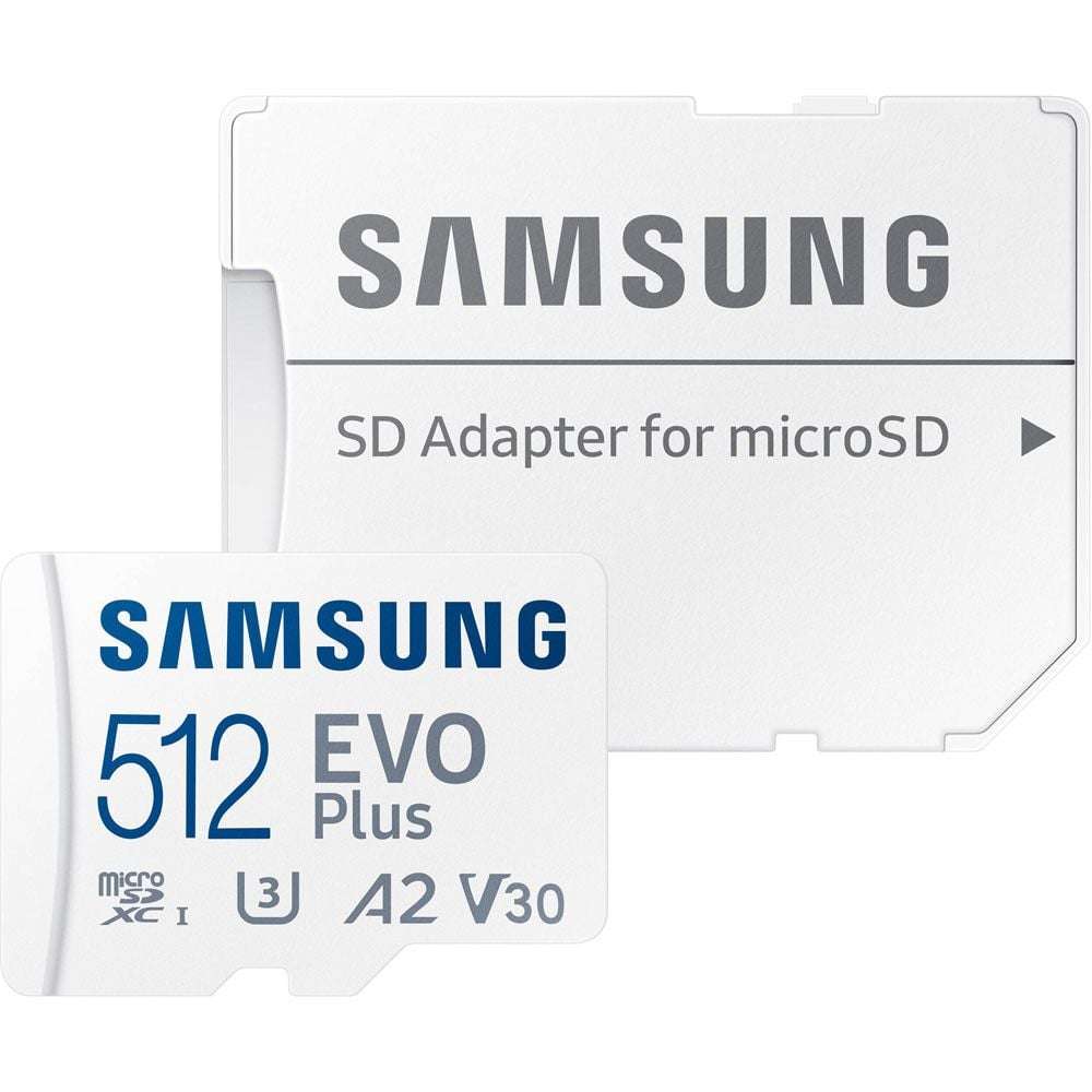 Samsung 512GB Evo Plus MicroSD + SD Adapter Preowned