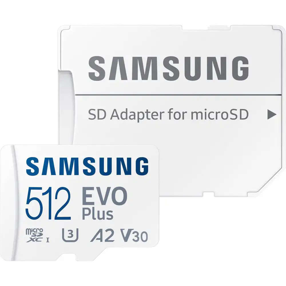 Samsung 512GB Evo Plus MicroSD + SD Adapter Preowned