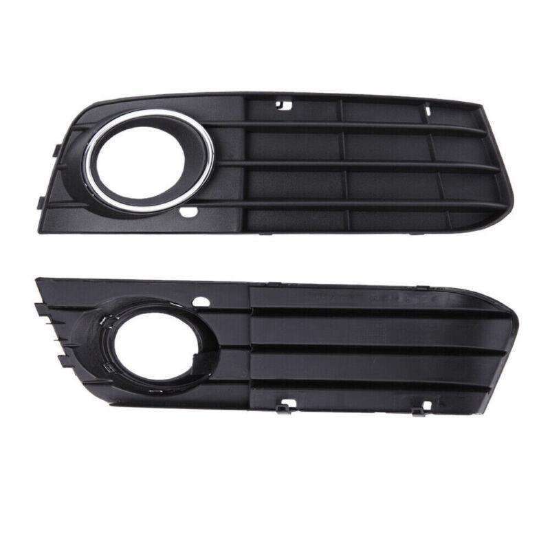 Fog Light Bumper Grille Pair Set Fit For Audi A4 A4L B8 2009-2012 Mesh Grill