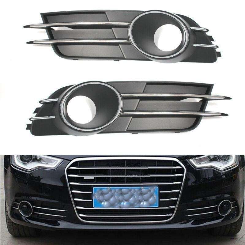 Pair Of Car Front Lower Bumper ACC Grille fit for Audi A6 C7 2012-2015