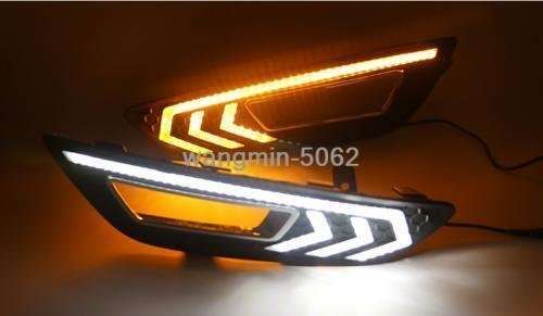 Fog light Daytime Running Light DRL LED Day Light For 2015-2018 Ford Focus