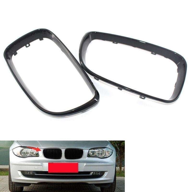 2x Front Grille Surrounds Cover For BMW 1 Series E81 E82 E87 E88 2008-2011 Grill