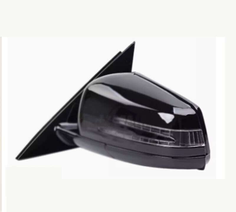 For 09-12 Benz E Class W212 Side View Mirror Assembly 15 Pins Black Part Left