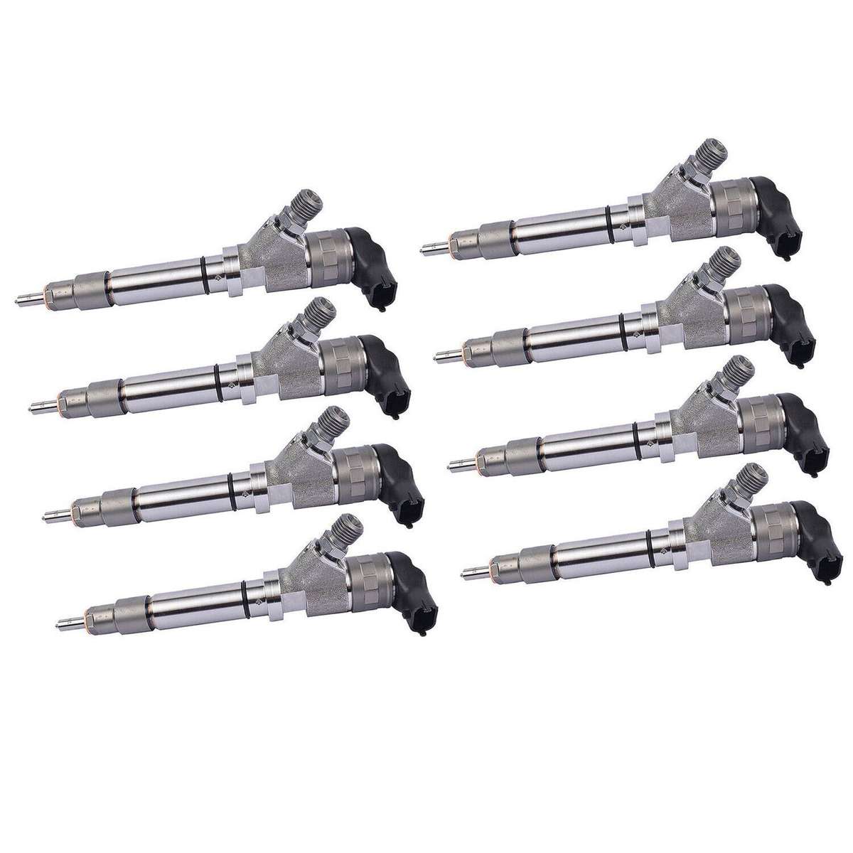 8Pcs Diesel Fuel Injectors Compatible 6.6L GMC Sierra 2500 3500 Chevy 06-07