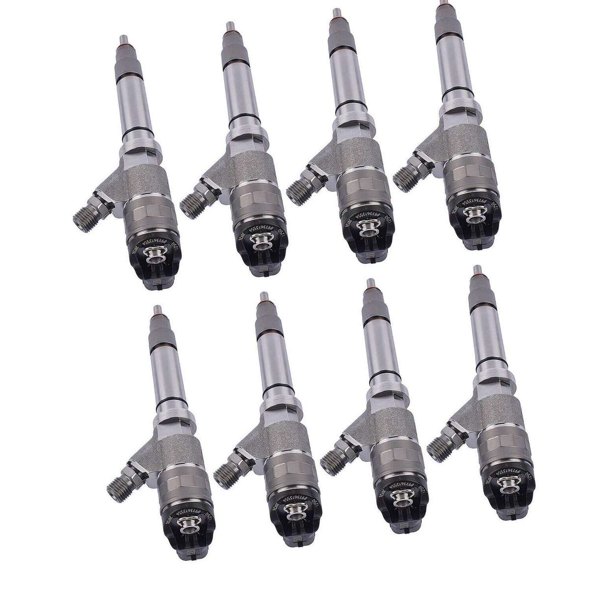 8Pcs Diesel Fuel Injectors Compatible 6.6L GMC Sierra 2500 3500 Chevy 06-07