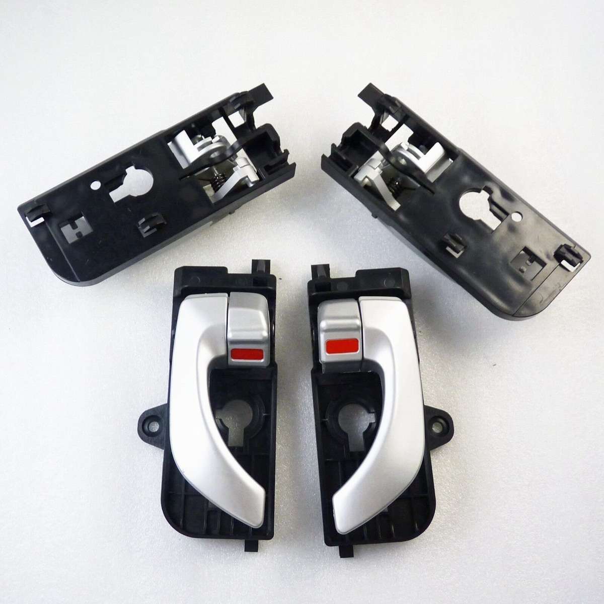 4Pcs Silver Inside Door Handle Catch Front Rear Left Right for Hyundai Sonata