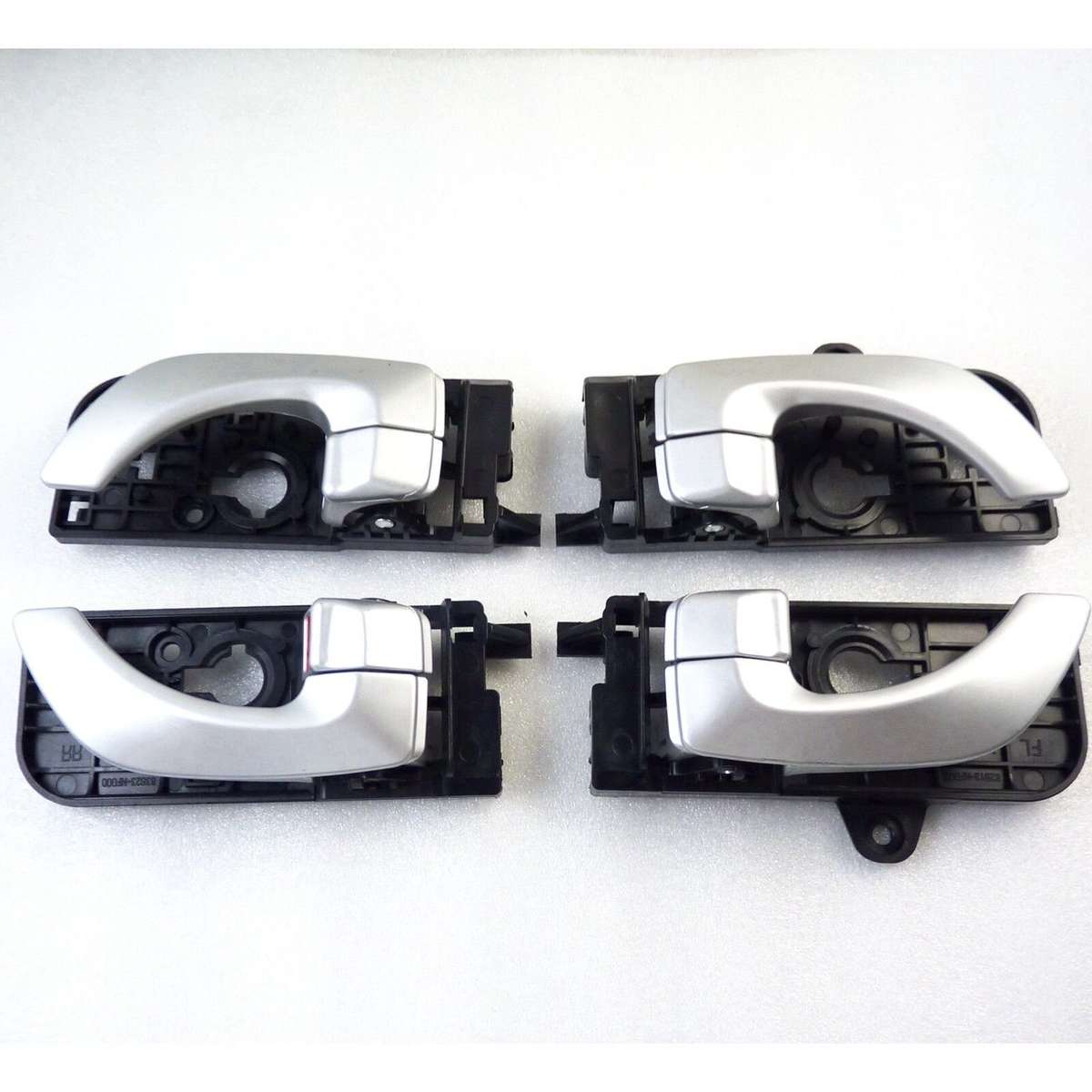 4Pcs Silver Inside Door Handle Catch Front Rear Left Right for Hyundai Sonata