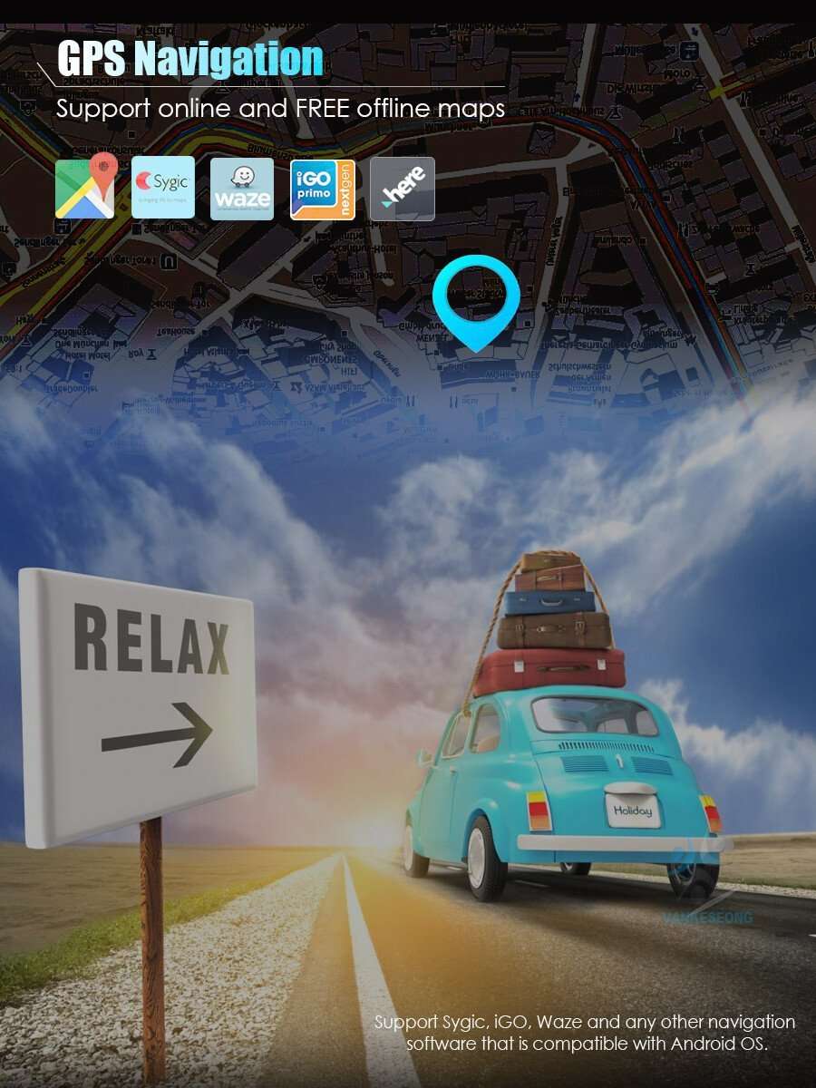 8" Android Car Multimedia Stereo BT FM Radio for VW T5 Transporter Golf MK6 Bora