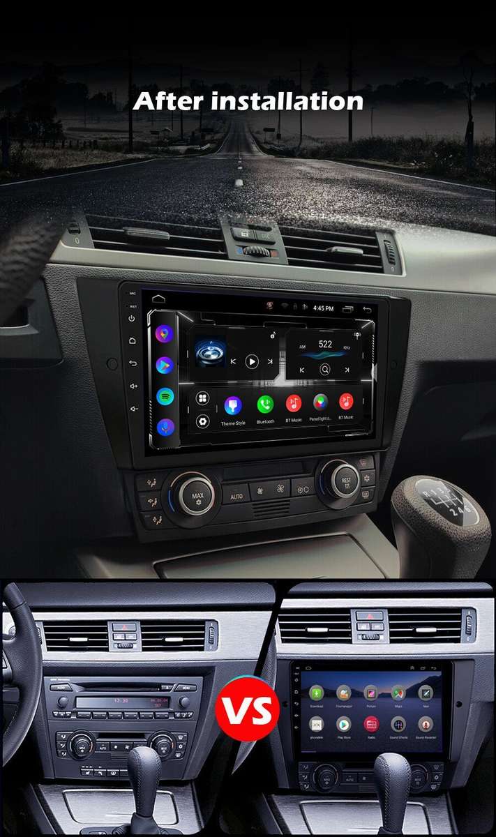 For BMW 3er M3 E90 E91 E92 E93 Autoradio DAB+Wifi Android CarPlay GPS Navigation