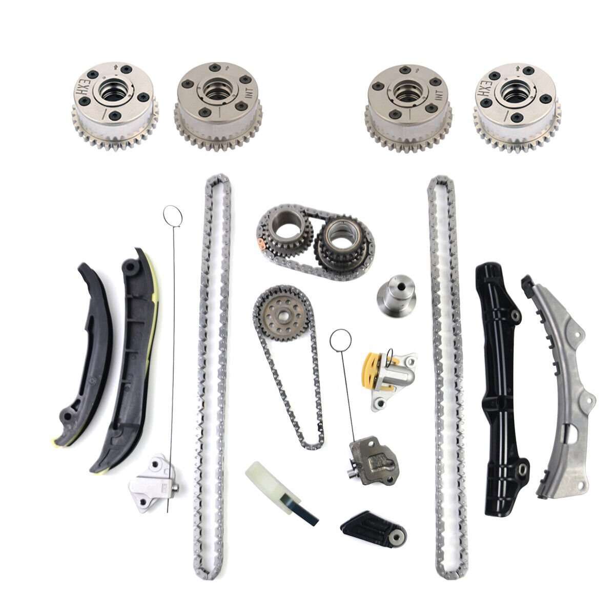 Timing Chain Cam Phaser Kit Fits 11-15 Chrysler Dodge Ram 3.6L DOHC Pentastar