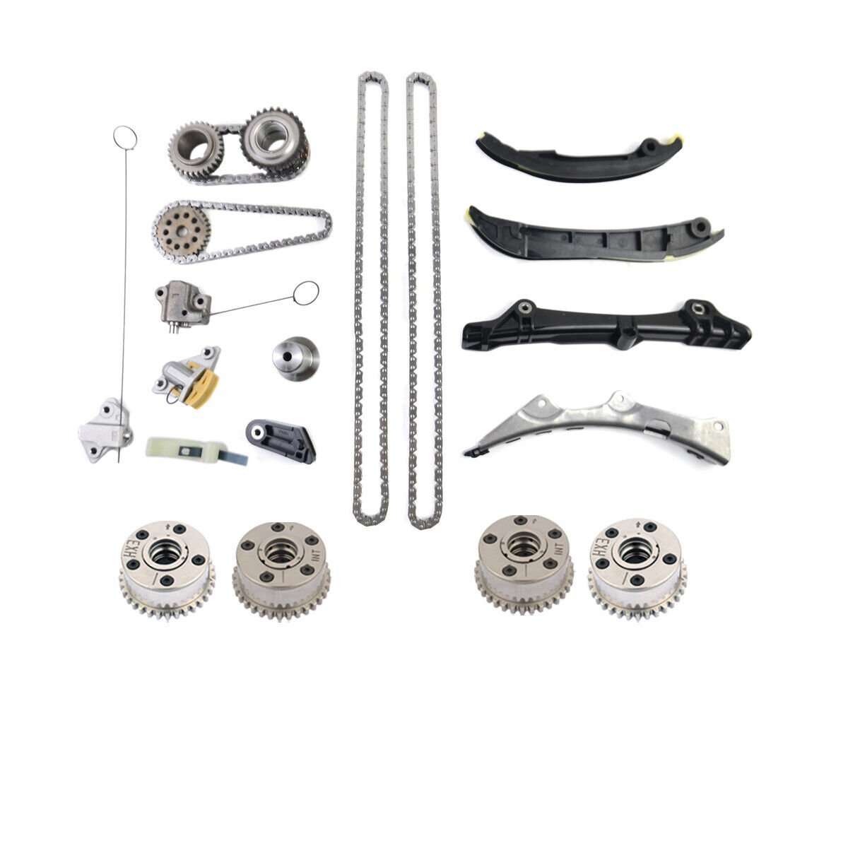 Timing Chain Cam Phaser Kit Fits 11-15 Chrysler Dodge Ram 3.6L DOHC Pentastar