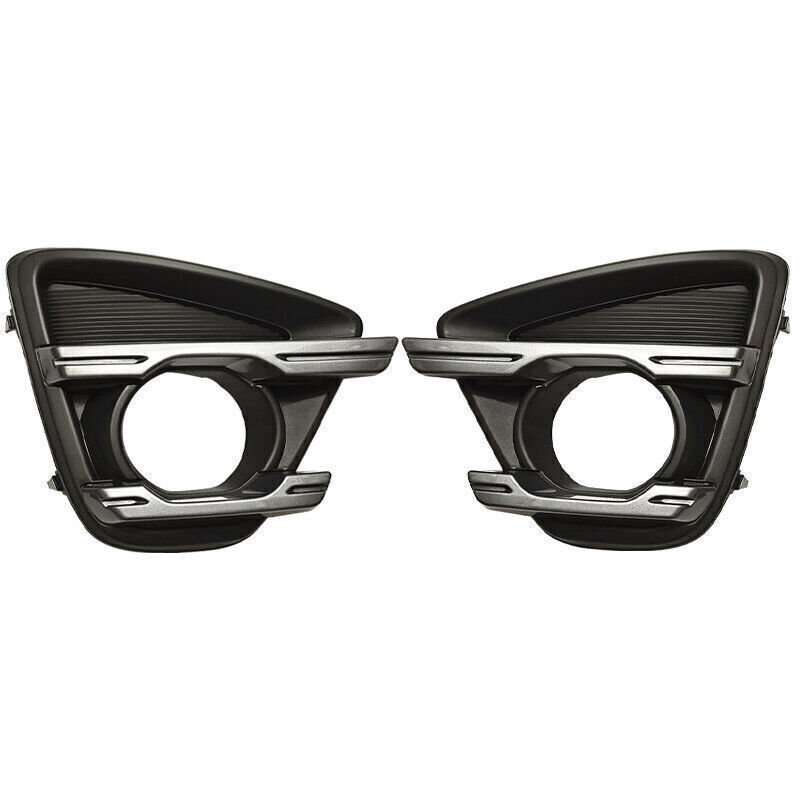 For Mazda CX-5 2013-2016 Pair Front Bumper Bezels Fog Light Cover Frame replace