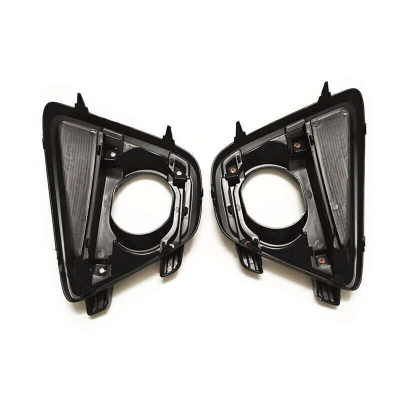 For Mazda CX-5 2013-2016 Pair Front Bumper Bezels Fog Light Cover Frame replace