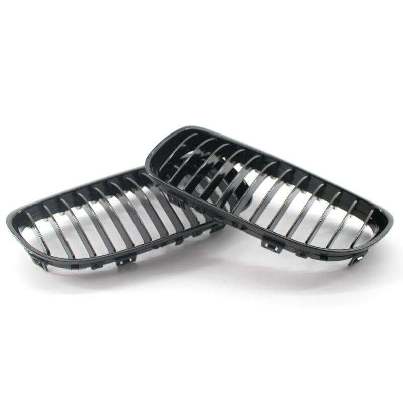 2X/Set Car Front Grille Shiny Black fit for BMW 3 Series E90 09-11 10 Mesh Grill