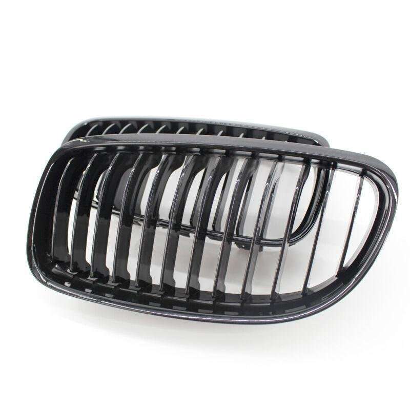 2X/Set Car Front Grille Shiny Black fit for BMW 3 Series E90 09-11 10 Mesh Grill