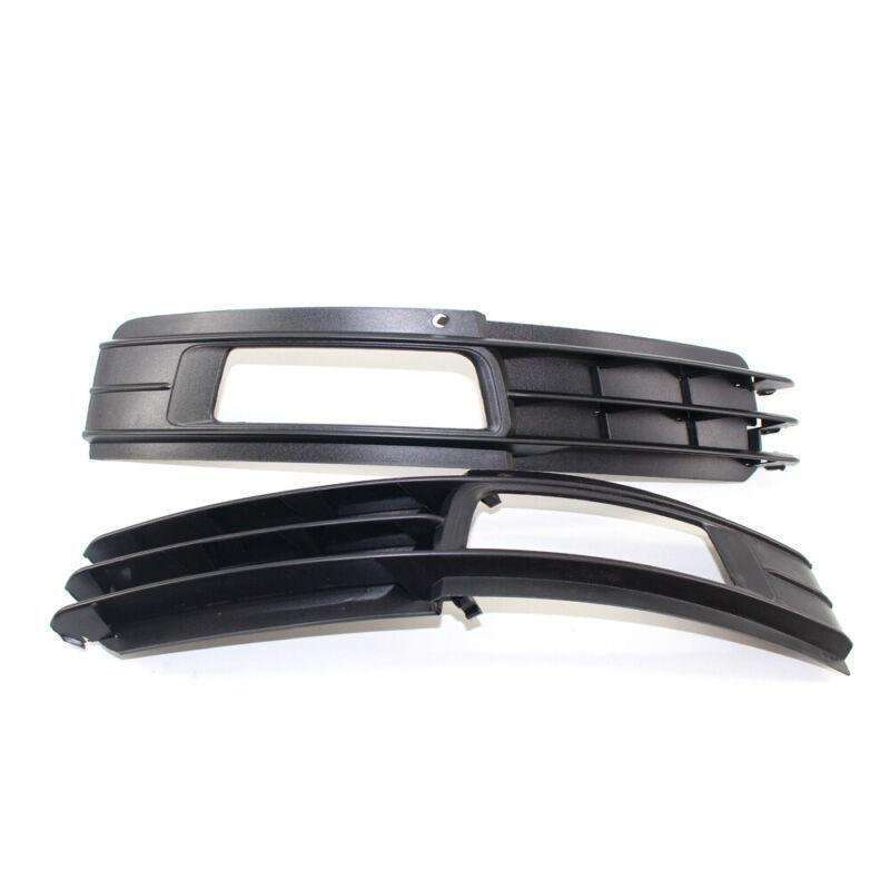 Front Bumper Fog Lights Lamp Grille Set Fit for AUDI A6 C6 4F 09-11