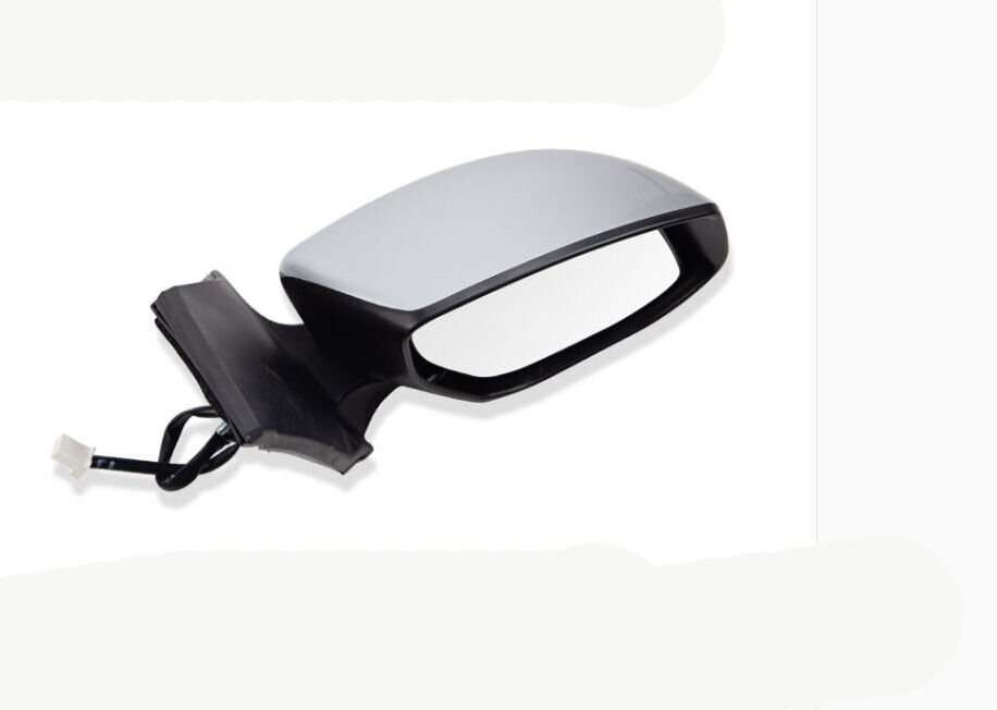 Side View Mirror Assembly 7 Pins Silver Right Side For 2016-2019 Nissan Tiida